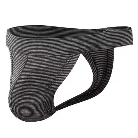Men's Thongs Underpants Low Waist Elastic G-String Thongs Low Waist T-back Panties