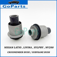 2pc Front Crossmember Bush (od=41.5mm) Nissan Livina L11 X-Gear [2006~2013] Latio C11[2007~2015] Syl