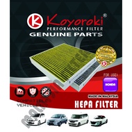 "PM2.5+CARBON HEPA" HONDA JAZZ(GD1~5) CITY(GD8~9) NBOX(JF1) S660(JW5) PENAPIS CABIN FILTER  RHD-SBG-