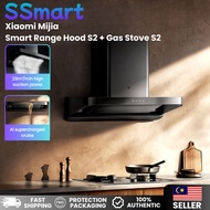 Xiaomi Mijia Smart Range Hood S2 + Gas Stove S2 AI Supercharged 900mm Deep Cavity Smoke AI Cruise Bo