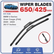 Front Windshield Wiper Blades For BMW 2 Series Gran Coupe F44 2020 - 2023 Windscreen Brushes Window 