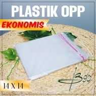 Economical Opp Plastic 14x14 cm Plastic seal/lem 14x14 cm Contents 100 sheets