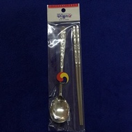 Korean Spoon / chopstick / Fork ( Sudu Korea) Siliver Colour