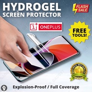 Hydrogel Screen Protector OnePlus 9R 8 5G UW Verizon 7T Pro McLaren Nord Pelindung Skrin Get Gadget