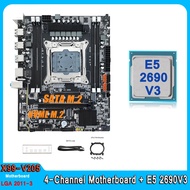 Motherboard Combo Lga 2011-3 Kit Xeon E5 2690 V3 Processor Support Ddr4 Ram Memory Nvme Four Channel