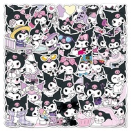 100 Sheets Cute Little Devil Kuromi Stickers Cartoon Animation Personalized Decorative Tablet Handbo