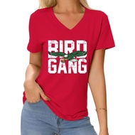 2026 Fashion 2026 Foreign Trade Women's Top Cross-Border E-Commerce bird Printed Color Cotton T-Shir