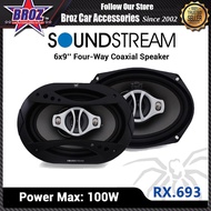 Broz SoundStream RX693 6x9?4-Way Coaxial Speaker 100W Peak (50W RMS)1