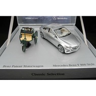 Minichamps 1 43 BENZ Patent Motorwagon/F800 Style, Mini Cut BENZ Classic Set Car No. 1 Car and F800 