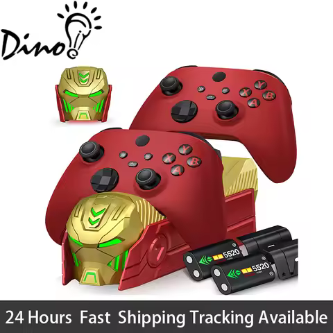 DinoFire A102 2*5520mWh Rechargable Battery ＆ XBOX Controller Charger For XBOX Serise S/X and XBOX O
