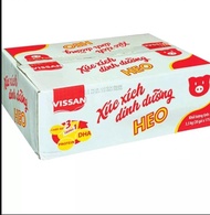 1 Thùng Xúc Xích Dinh Dưỡng Heo Vissan 100 cây (20 bịch × 175g)