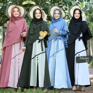 PROMO TERBATAS!!! Gamis Set Mulan &amp; Luna original by De Butique