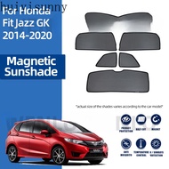 HYS For Honda Fit Jazz GK5 GK3 2014-2020 Glass Mesh Sun Visor Car Magnetic Curtain Front Window Shade Windshield Sunshade Sunshield