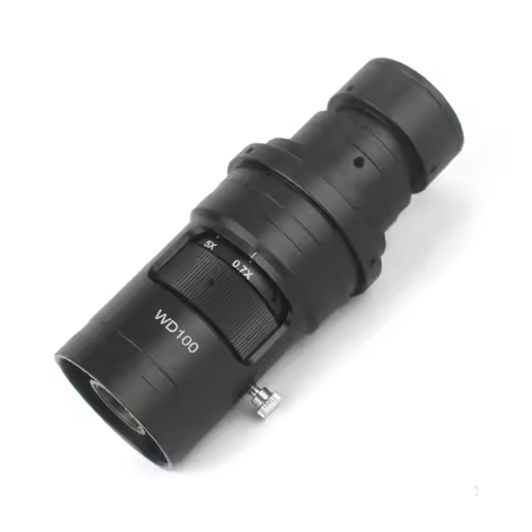 HIGH CLOUD 10X- 200X WD100 Adjustable Magnification C Mount Zoom Lens For HDMI VGA USB Industrial Vi