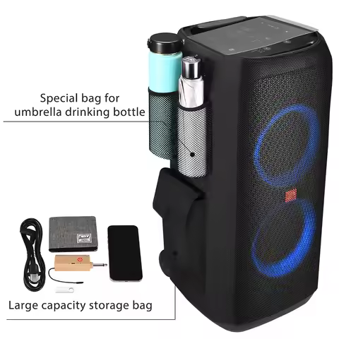 Outdoor Dust Protection Case For JBL Partybox 310 Speaker Carrying Cover Case Large Capacity Storage