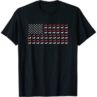 New American Flag Dachshund Patriotic Dachshund Doxie Lover T-Shirt