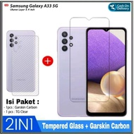 LAYAR Di AlvaCaseAcc 2IN1 Tempered Glass Samsung A33 5G Tempered Glass Front Screen Galaxy A33 5G Fr