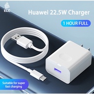 Huawei 22.5W charger HUAWEI Y7a Y9a charger 5A cable fast charge P30 20 Mate9 10 20 Pro nova 5T