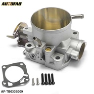 AUTOFAB 70mm Throttle Body For Honda B16 B17 B18 B20 D15 D16 F20 F22 H22 H23 Cast Aluminium Intake M