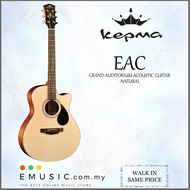 Kepma Guitar EAC Grand Auditorium Acoustic Guitar with Gigbag - Natural