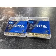 KMC X11SL/ X11EL CHAIN (11 SPEED) (Gold/ Black)