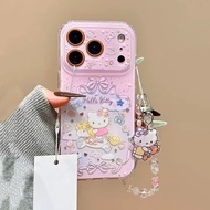 Cats Riding Horses Chain Gilding Acrylic Phone Case For iPhone 17 Pro Max 16 15 14 13 Shockproof Pro