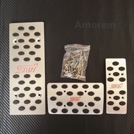 Xuming Subaru STI เท้าเบรคคันเร่งสำหรับ Subaru XV Impreza Forester Outback Legacy