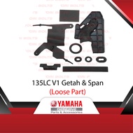 Yamaha Original 135LC V1 Getah Span Body Damper Grommet Chassis Penutup Wiring Lapik Handle Seat - S