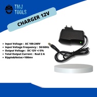 Charger Mesin Bor Baterai Bor 12V Charge Portable Batray Cas