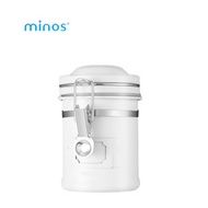 minos - 香港品牌 Minos 咖啡豆 150g 密封罐 (白色)