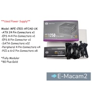 USED POWER SUPPLY COOLER MASTER CORSAIR 80 PLUS GOLD PLATINUM 850W 1000W 1250W
