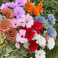 6 Heads DAISY Artificial Flower | Zinnia Bunga Hiasan Daisy | Wedding Decor | Home Decoration