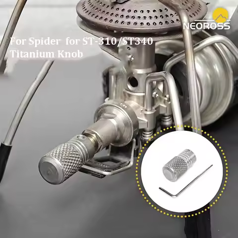 Spider Stove Titanium Alloy Ignition Switch Universal Ignition Assist Button Outdoor Gas Stove Parts