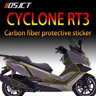 For CYCLOWE RT3 Sticker car sticker carbon fiber protective sticker invisible car clothing film film