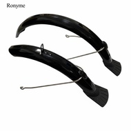 Ronyme 2 Pieces 16-Inch Bike Mudguards Metal Support Rods Two-Wheeler Mudguard Fenders Plastic Bike 