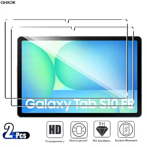 2PCS For Samsung Galaxy Tab S10 FE Tempered Glass For Tab S9 S8 S7 FE Plus 12.4 S6 A8 Lite 10.5 A9 P