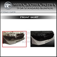 PROTON WIRA/SATRIA/PUTRA C99 SPEC (FOR STANDARD BUMPER) FRONT SKIRT MATERIAL-FIBER/PU SKIRT LIP BODY