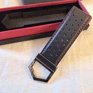 全新 TAG HEUER Monaco 錶帶 鎖匙扣 Stripe Keyring