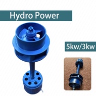 Hydro Generator Turbine 3000W 5000W Single Phase Axial Flow Hydraulic Generator 3KW 5KW Axial Flow H