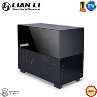 LIAN LI Q58X3 Black SPCC / Aluminum / Tempered Glass Mini Tower PC Case, PCI3.0 Riser Card Cable (Q5