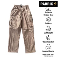 Original Men's 2-in-1 Long and Short Zip-Up Cargo Pants, Water-Resistant, Outdoor Cream