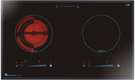 EC-2989 BK 75厘米 2合1 座檯/嵌入式電磁+電陶爐 (鑽黑玻璃)