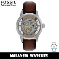 (OFFICIAL WARRANTY) Fossil ME3270 Townsman Automatic Brown Leather Watch (2 Years Fossil Warranty)