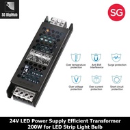 POWER CONVERTER LED Power Supply 24v Led Driver Mute Lighting Transformers 200w for Led Strip Light Bulb