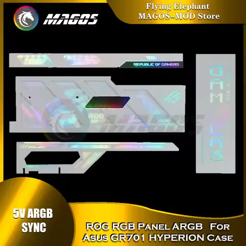 ROG RGB Panel ARGB For Asus GR701 HYPERION Case Acrylic UV Grave Lighting Boards 4Pcs Kit