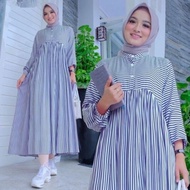 Jawani Dress Midi Baju Midi Gamis Midi Pakaian wanita Dress Gamis Baju