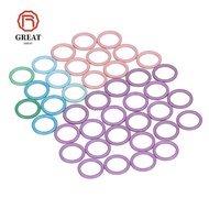 GREAT 100pcs  Markers Ring, Round Ring Design Multicolor Crochet Locking Markers, Durable Round  Mar