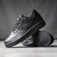 Sepatu Sneaker Casual N*ke AF1 Triple Black Original Terlaris