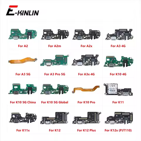 USB Charging Charger Dock Port Board With Mic Flex Cable For OPPO A2 A2m A2x A3 A3x K10 K11 K11x K12