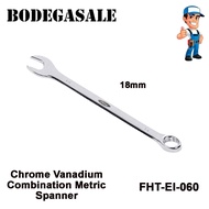 Ford Tools, 18 mm Heavy Duty Chrome Vanadium Combination Metric Spanner, FHT-EI-060